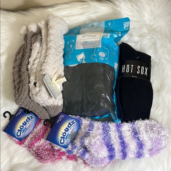 NWT Bundle Cozy Slipper Business Casual Socks - Picture 1 of 9